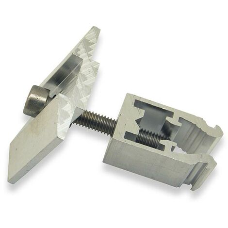 1 Stück ALU Modulhalter-Mittelklemme 30 - 40 mm Befestigung