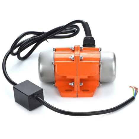 1 Stück Asynchroner Vibrationsmotor für Mechanische Ausrüstung Motor für Betonrüttler Vibrationsmotor aus Aluminiumlegierung(Einphasig 30W)
