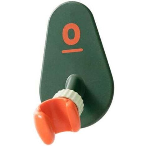 1 Stück Duschhalterung mit Saugnapf, verstellbare Duschkopfhalterung, Duschsprühhalter, Duschkopfhalterung aus PVC, Grün, Duschkopfaufhänger