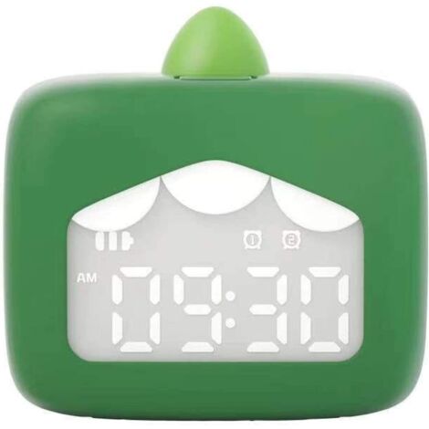1 Stück grüne digitale LED-Wecker