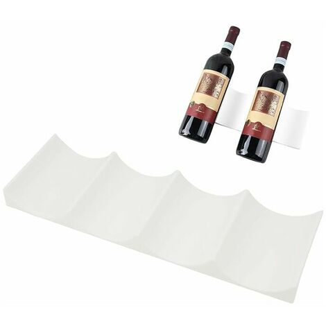 1 Stück Kühlschrank-Flaschenhalter, Kühlschrank-Flaschenregal im europäischen Stil, Weinregal, Kühlschrankaufbewahrung, stapelbare Flasche, Bierdosen-Organizer für Küche, Kühlschrank, Restaurant, Bar