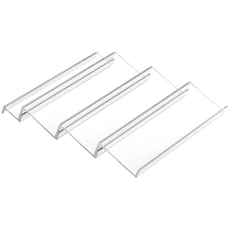 1 Stück transparentes 3-stöckiges Gewürzregal – ausziehbares PVC-Gewürzregal für Küchensets