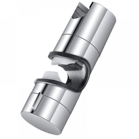 1 Stück Verstellbare Duschhalterung für Duschstange - Durchmesser von 20-25 mm, aus verchromtem ABS