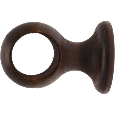 1 Support A Oeil Court - Décor Wengé - 5CM - Diamètre 28
