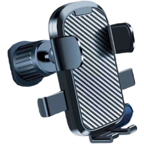 1 support de téléphone pour voiture - [Matériau ABS] surface granuleuse - 1 support de téléphone pour voiture - [Matériau ABS] surface granuleuse