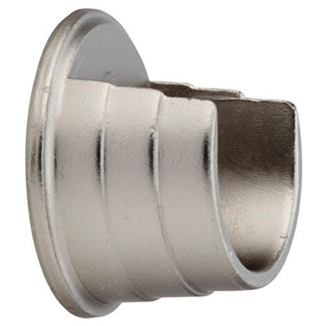 1 Support Entre-Murs Ø28 - Chrome Satiné