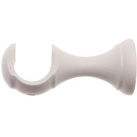 1 Support Moyen Ouvert - Blanc Mat - 8CM - Diamètre 28