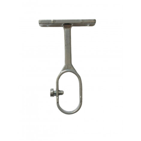 1 Support oeil ovale pour penderie ø20 L 15 mm Coloris - Nickel