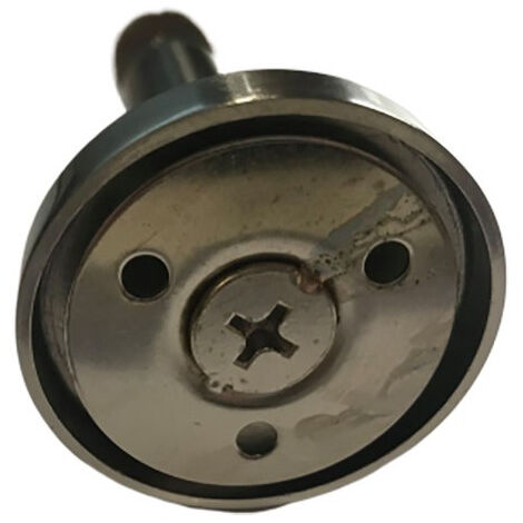 1 Support simple suspension tringle rideau ø20 métal nickel brossé - Nickel satiné