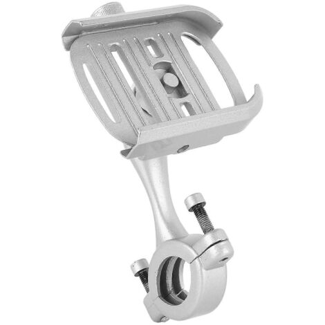 1. Support téléphone moto en alliage d'aluminium, rotation 360°, guidon vélo, support GPS, montage facile.