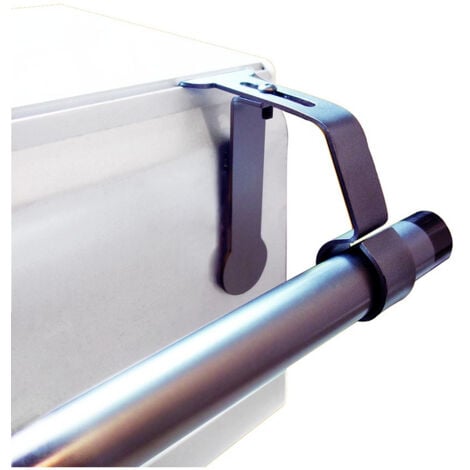 SECODIR 1 Support tringle rideau Ø28mm sans perçage coffret volet roulant Coloris - Nickel