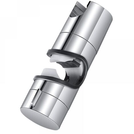 1 supporto per colonna doccia regolabile – diametro 20–25 mm, ABS cromato