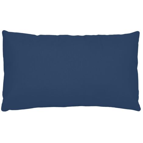 1 Taie d'oreiller coton uni 50 x 70 cm Alice bleu