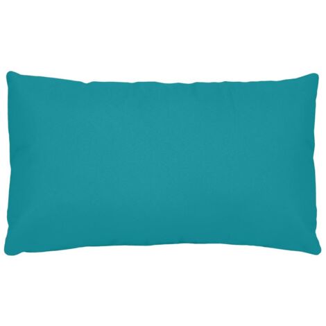 1 Taie d'oreiller coton uni 50 x 70 cm Alice bleu canard