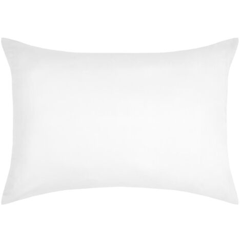 1 Taie d'oreiller coton uni 50 x 70 cm Edens blanc