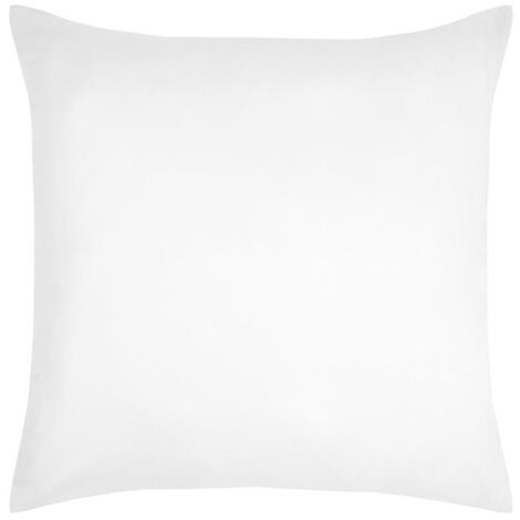 1 Taie d'oreiller coton uni 63 x 63 cm Edens blanc
