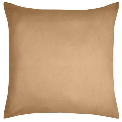 1 Taie d'oreiller coton uni 63 x 63 cm Edens curry