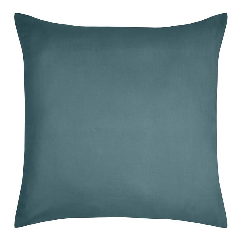 1 Taie d'oreiller coton uni 63 x 63 cm Edens eucalyptus 1 Taie d'oreiller coton uni 63 x 63 cm Edens eucalyptus