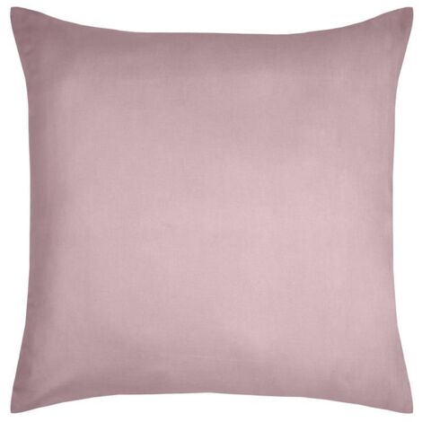 1 Taie d'oreiller coton uni 63 x 63 cm Edens rose