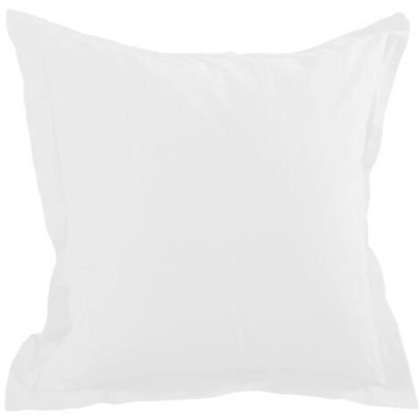 1 Taie d'oreiller coton uni 65 x 65 cm Alice blanc