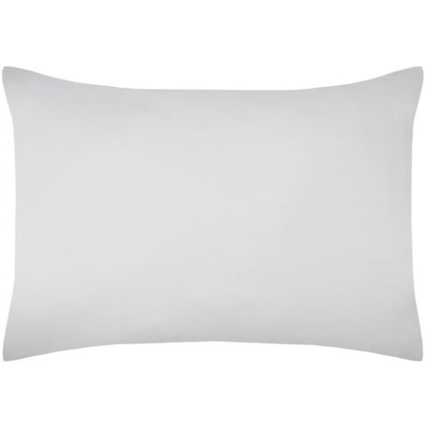 1 Taie d'oreiller percale de coton uni 50 x 70 cm Elysee lin