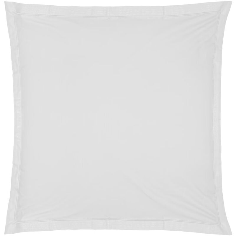 1 Taie d'oreiller percale de coton uni 63 x 63 cm Harmonie blanc 1 Taie d'oreiller percale de coton uni 63 x 63 cm Harmonie blanc