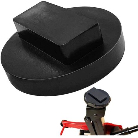 1 tampon en caoutchouc robuste pour cric, chandelle d'essieu automobile, adaptateur d'outil, bloc en caoutchouc, tampon de cric