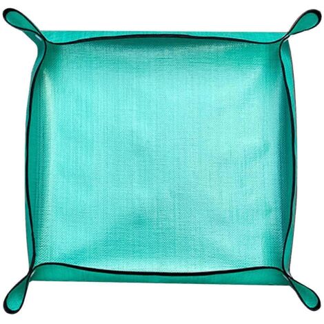 1. Tapis de jardinage imperméable 66cm pour rempotage plantes, protection sol, mélange terreau, opération plantation maison.