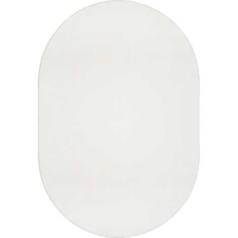 1 Tapis Moelleux, Imitation Fourrure, Polyester, Antidérapant, Lavable, Salon Chambre