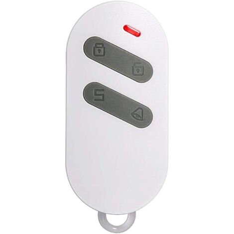 1 - Télécommande - Alarme sans fil - Compatible Cx1 Plus et Cx2 Plus - Armement et désarmement à distance - Intérieur et extérieur - Noir - 8x4cm