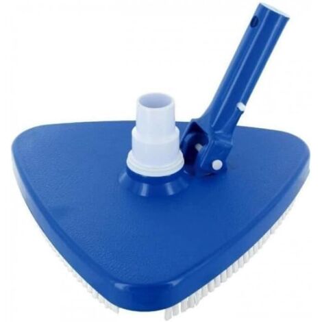 1 Tête De Balai Triangulaire, Lesté 1.5 Kg, Pour Piscine Avec Liner