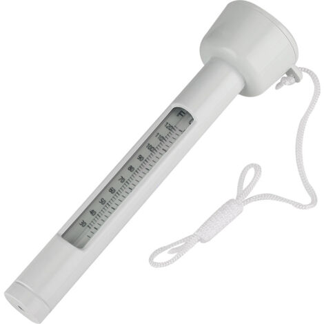 1 Thermomètre d'eau, Mini Thermomètre Flottant de Piscine Facile à Lire l'Echelle de Température de l'eau pour Les Piscines Spas Fish Tank Aquarium