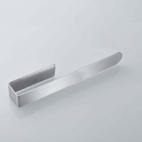 1 toallero autoadhesivo de 37 cm x 17,5 cm x 4,8 cm – toallero de acero inoxidable para baño