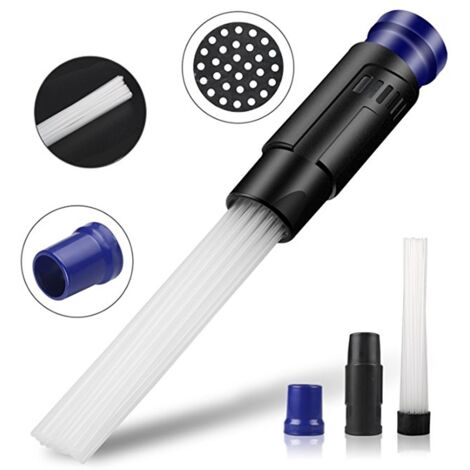 1 tubo de aspiradora multifuncional con cepillo para eliminar el polvo y la suciedad, accesorio de aspiradora portátil y universal para la limpieza del hogar.