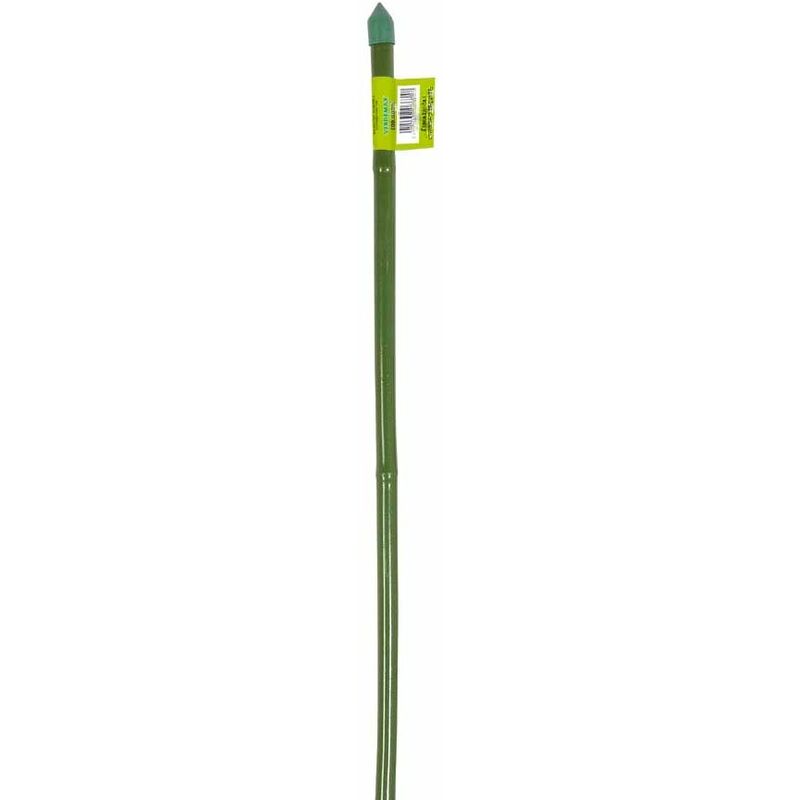 Verdemax - 1 garde canne bambou plastifié vert 120CM