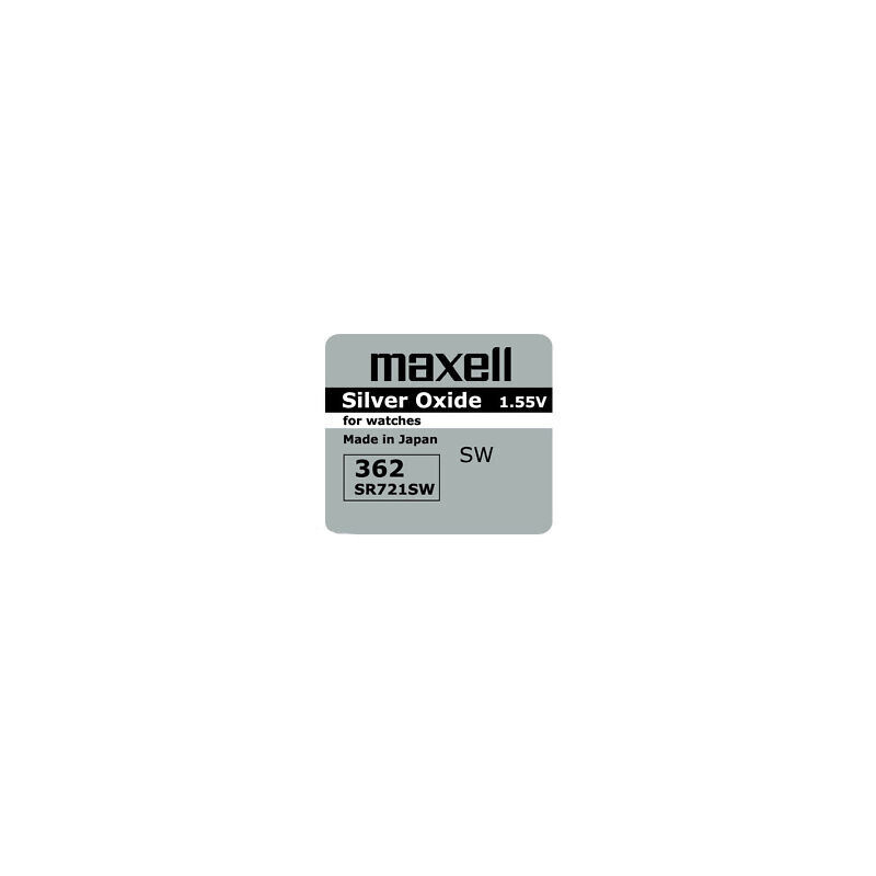 

Maxell - 1 ud. pila de botón 362 SR721SW 1,55V (Blíster)