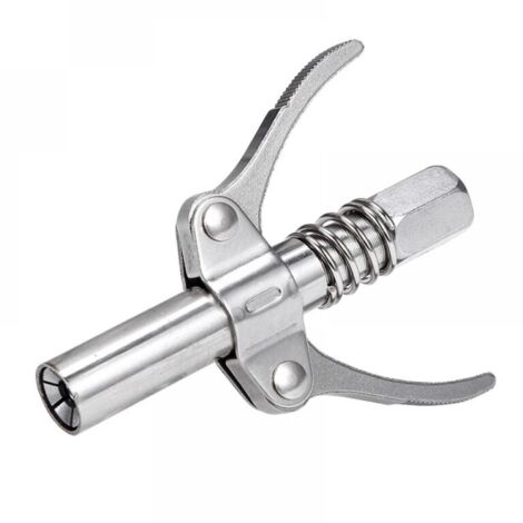 1 ugello per pistola per grasso, pistola per grasso a innesto rapido, 10.000 PSI, ugello di presa per pistole per grasso coniche e tutti i tipi di pistole per grasso