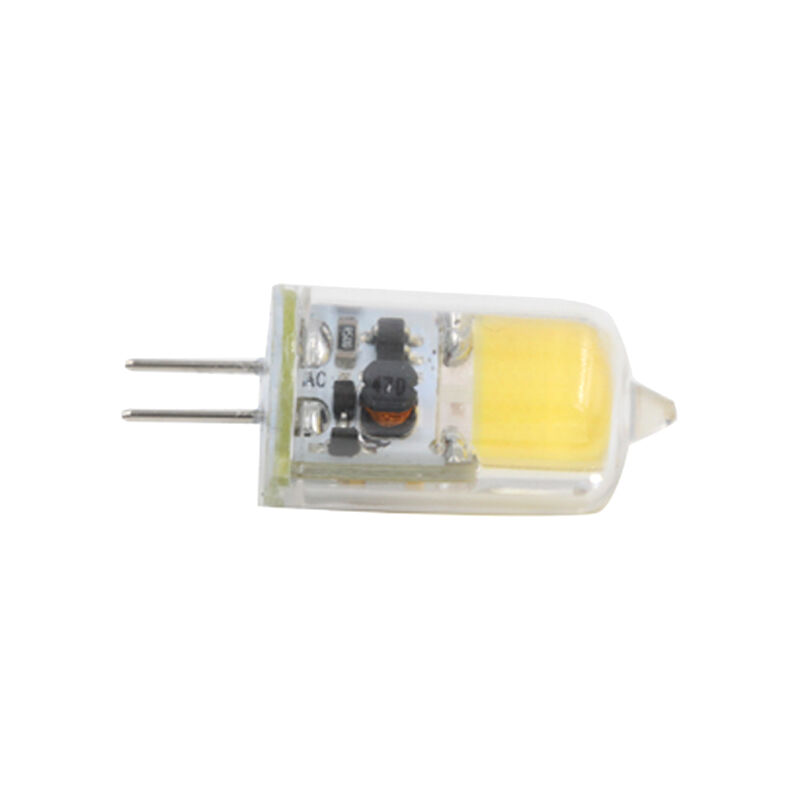 

1 unidad G4 conducida AC DC lampara 12V 2W 200LM 2700K Mini lampara COB lampara Reemplazo de base de bombilla halogena,Blanco frío