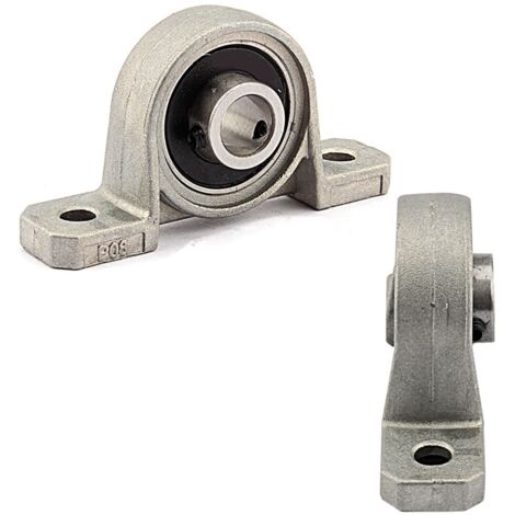 1 unité de palier à rouleaux sphériques KP08 8mm avec logement en bloc lisse pour support d'arbre