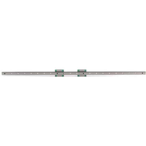 1 unité Rail Linéaire Miniature MGN12 550mm de Longueur avec 2 Blocs Coulissants MGN12C pour Guidage Précision 12mm