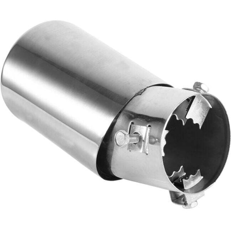 Image of 1 universeller runder Auspuffendrohr aus Edelstahl für Autos