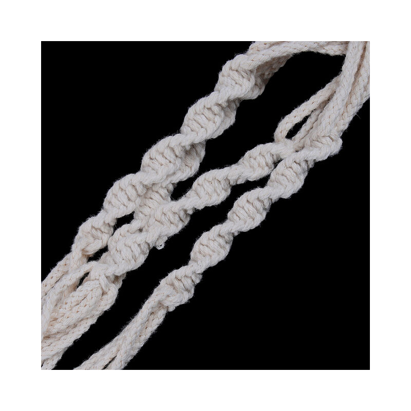 1 vaso di fiori cordino Pentola Titolare Macrame