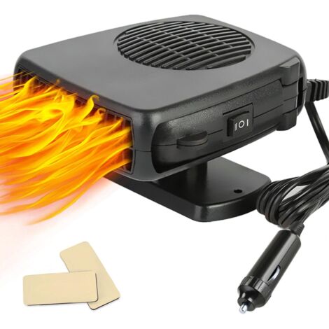 1 ventilateur 12 v, chauffage et refroidissement, prise allume-cigare, compact, pour voiture