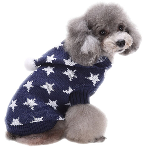 1 vêtement pour chien, pull flocon de neige de Noël, pull pour animaux de compagnie d'Halloween