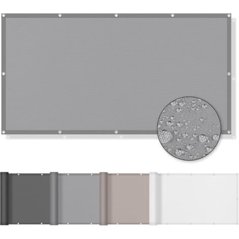 1 Voile D'ombrage Rectangulaire 2,5x3m, Polyester Imperméable, Oeillets Acier, Pour Terrasse Jardin