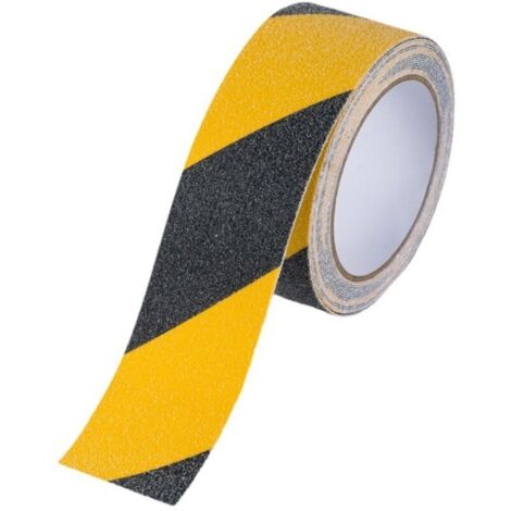 1 Volume，Bande Antidérapante Adhésive pour Escaliers, 5cm10m, Ruban Adhésif de Sécurité, Jaune Noir