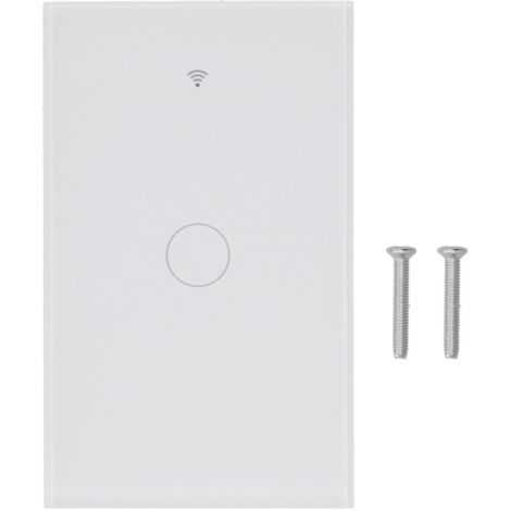 1-Wege-Sprachsteuerungs-Glas-Touch-Schalter für Tuya, 100–240 V Weitbereichsspannung