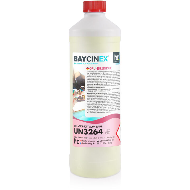 Höfer Chemie Gmbh - 1 x 1 Litre baycinex Nettoyant piscine liquide