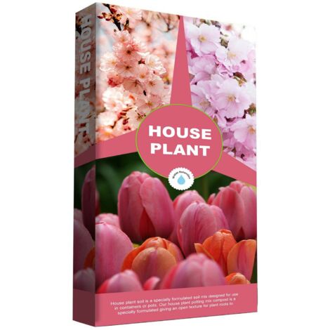 1 x 10L House Plant Compost Ideal For Indoor & Outdoor House Plants With Added Nutrients