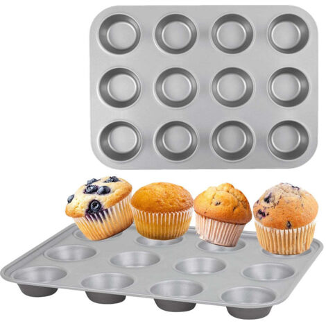 1 x 12 Cup Non-Stick Muffin Tray Dishwasher & Oven Safe
